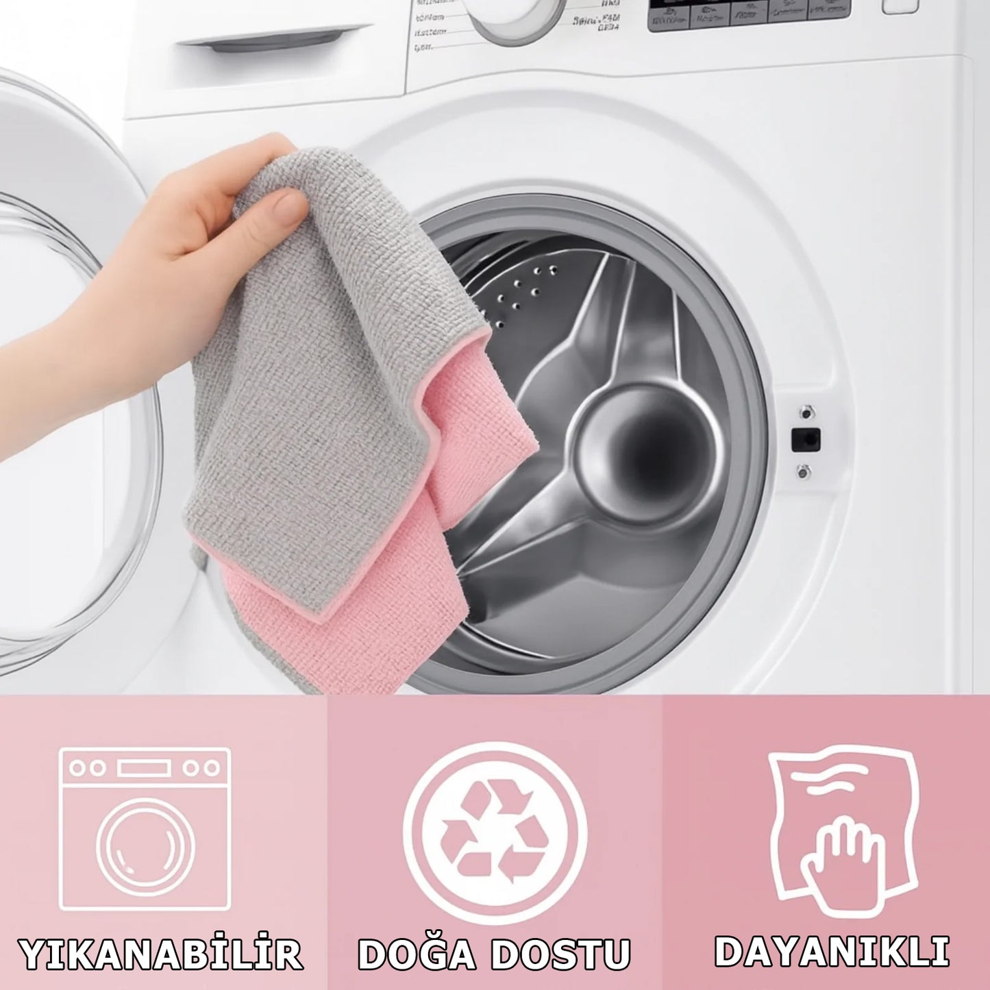 Vismark EcoWipe™ Çok Amaçlı Mikrofiber Rulo Havlu