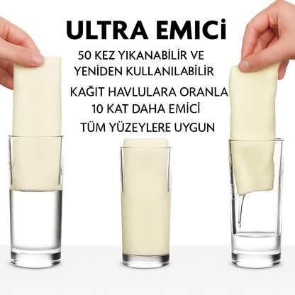 Vismark EcoWipe™ Çok Amaçlı Mikrofiber Rulo Havlu