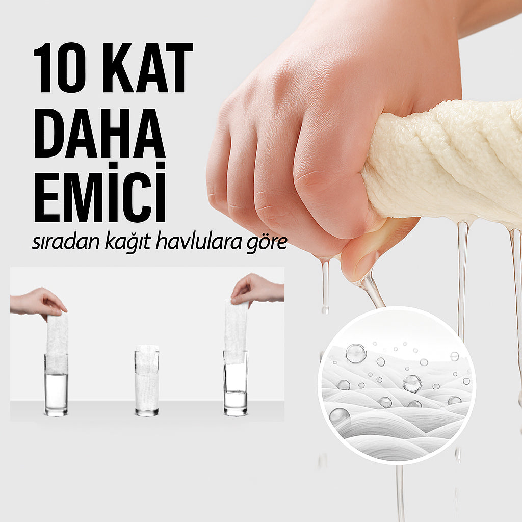 Vismark EcoWipe™ Çok Amaçlı Mikrofiber Rulo Havlu