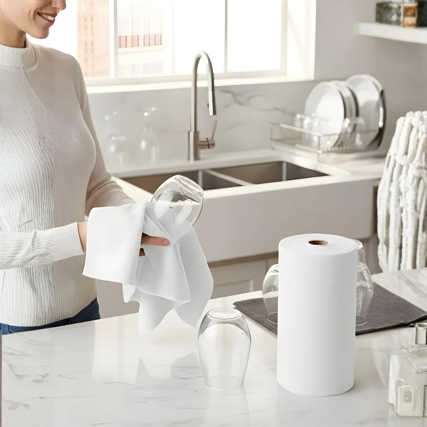 Vismark EcoWipe™ Çok Amaçlı Mikrofiber Rulo Havlu